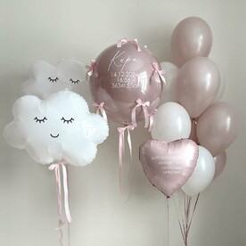Шары на выписку из роддома девочки Розовые облака