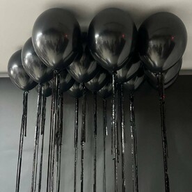 Шары под потолок Черный Ворон