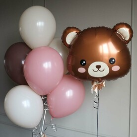 Шары для девочки Мишутка Обнимутка
