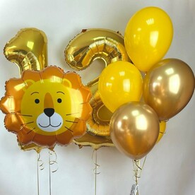 Шары для мальчика Царь Зверей