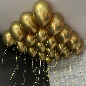 Шары под потолок Золотая галактика