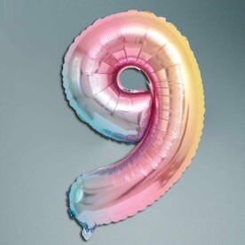 Шар цифра Градиент 9