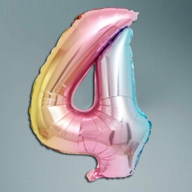 Шар цифра градиент 4