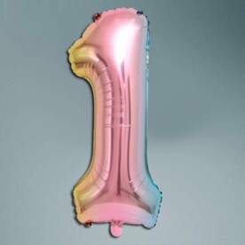 Шар цифра градиент 1