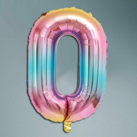 Шар цифра Градиент 0