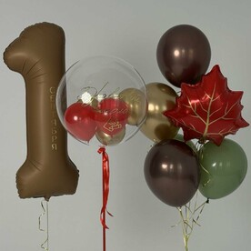 Шары в школу Шоколадная осень