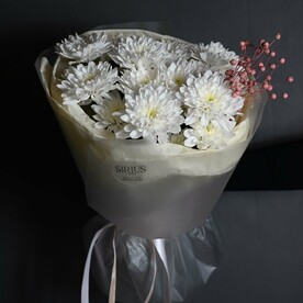 Букет из кустовых хризантем