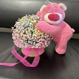 Гипсофила с игрушкой