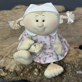 Интерьерная игрушка " Светка - лето " ручная работа