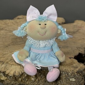 Интерьерная игрушка " Светка в костюме Мальвины " ручная работа