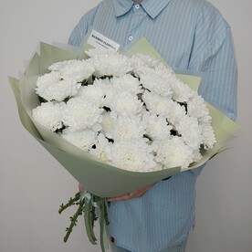 Букет из 9 хризантем