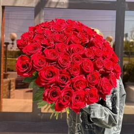 Букет из 51 розы эквадор