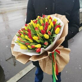 Букет из тюльпанов