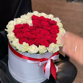 Коробка с розами ❤️