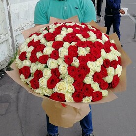 Букет из 201 розы