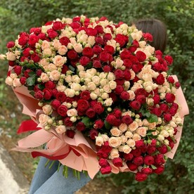 Кустовая Роза микс