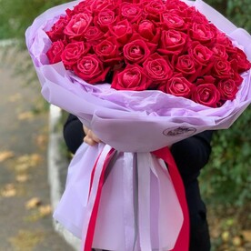 Роза малиновая