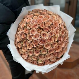 Розы капучино