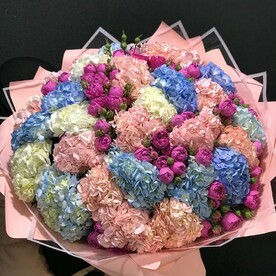 Букет из Гортензии