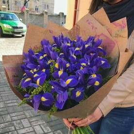 Букет из ирисов
