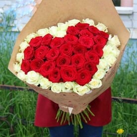 "Сердце из розы"