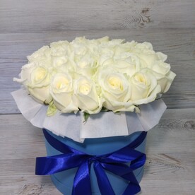 Коробка с розами