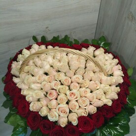 Корзина в форме сердце