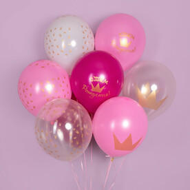 9 воздушных шариков с днем рождения