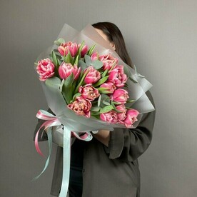 15 пионовидных тюльпанов💕