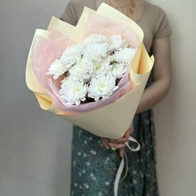 Букет комплимент из хрихантем