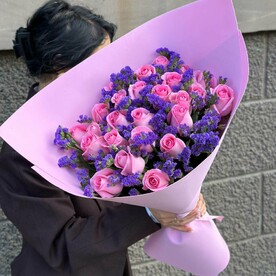 Букет Нежное облако, размер L