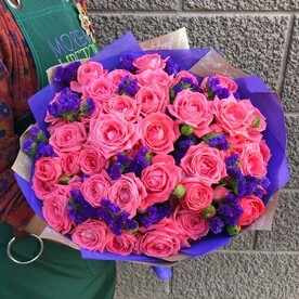 Букет Воздушный поцелуй, размер M