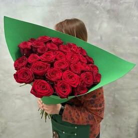 Букет из 31  красной розы