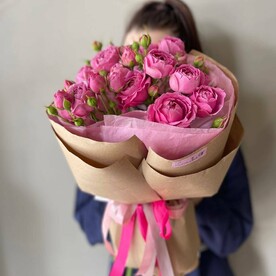 Букет пионовидных роз Мисти