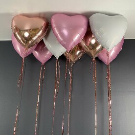 Набор шаров с гелием Нежное предложение, шары с гелием, шары на день рождения