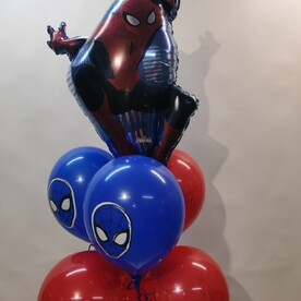 Набор шаров с гелием Человек Паук, шары с гелием, шары на праздник