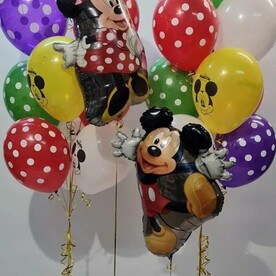 Набор шаров Маусы, шары с гелием, шары на день рождения