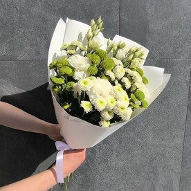 Авторский букет " Белые ночи'