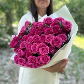 Букет L410 Малиновые 21 стебель = 63 бутона