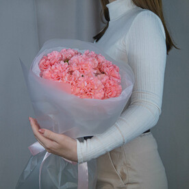 Диантусы розовый букет