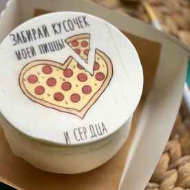 Бенто-Торт Пицца и сердце