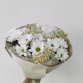 Летний букет из ромашек