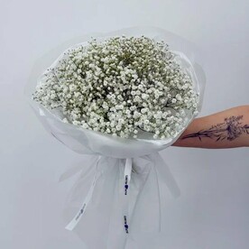 Букет: «Белая гипсофила 11»