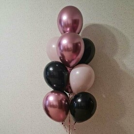 Фонтан из воздушных гелиевых шаров для деочки, девушки