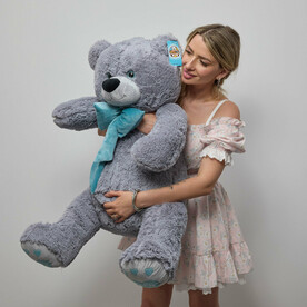 Мягкая игрушка "Медведь Пьер", серый