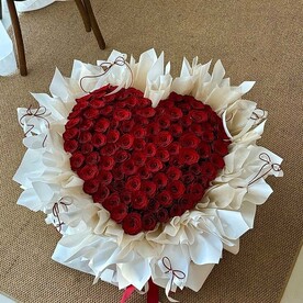 Букет сердце