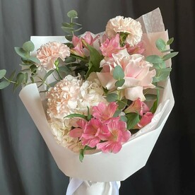 Авторский Букет с французской розой