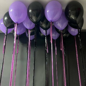 Шары на день рождения "Сиреневая страсть"