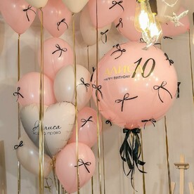 Трендовые шары с бантиками для девочек