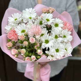 Хризантема роза кустовая